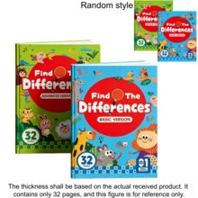 32-Page Children's Spot The Difference Activity Book (Basic & Advanced) | Logic Puzzles, Matching & Memory Games, Suitable For Children 3+ | Birthday, Easter And Children's Day Gift For Boys And Girls - Multicolor - View 10