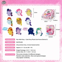 Hasbro Series 5 Plush Mystery Bag – 10 Styles Random Pony Coin Purse Charm, Cute Collectible Toy Gift For Kids - Multicolor - View 2