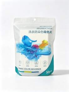 100pcs Color Catcher Laundry Sheets, High-Efficiency Dye Absorbing Sheets For Washing Machine, Prevent Dye Transfer And Color Bleeding, Keep Clothes Bright And Fresh, Disposable Non-Woven Fabric Color Absorbing Sheets, Suitable For Daily Home Laundry - Multiple Styles - View 14