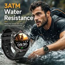Men's Outdoor Sports Smart Watch 1.46 Inch HD Display, Support Altitude Air Pressure, Wireless Call, LED Flashlight, 100+ Sports Mode, 3ATM Waterproof, For Father, Compatible With Iphone And Android, The Best Gift For Father's Friends - View 3