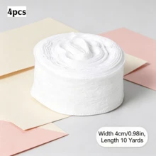 10 Yards/Roll 0.98 Inch Ruffle Lace Pleated Ribbon, Bouquet Cake Packaging Ribbon, DIY Handmade Material, Wedding Birthday Party Gift Decoration Ribbon - A - View 14