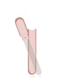 1pc Nano Nail File Set (With Storage Box), Polishing Nail File, Suitable For Natural Nails, Double-Sided Washable Fine-Grit Nail File, Suitable For Home And Salon Use, Nail Care Supplies, Travel Essential, Nail Care Auxiliary Tool, Nail File - Multicolor - View 7
