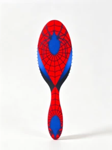 Spider Theme Printed Air Cushion Massage Hairbrush For Women, Volumizing And Detangling Hair Comb - Multicolor - View 8