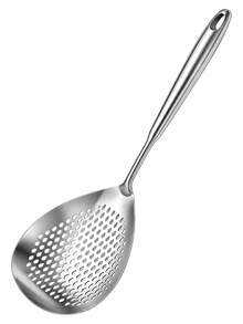Stainless Steel Hollow Strainer Spoon, Long Handle Kitchen Soup Ladle, Suitable For Frying, Hot Pot, Dumplings, Vegetables And Draining Oil, Multi-Functional Cooking Utensil - Multicolor - View 8