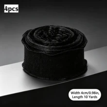 10 Yards/Roll 0.98 Inch Ruffle Lace Pleated Ribbon, Bouquet Cake Packaging Ribbon, DIY Handmade Material, Wedding Birthday Party Gift Decoration Ribbon - A - View 12