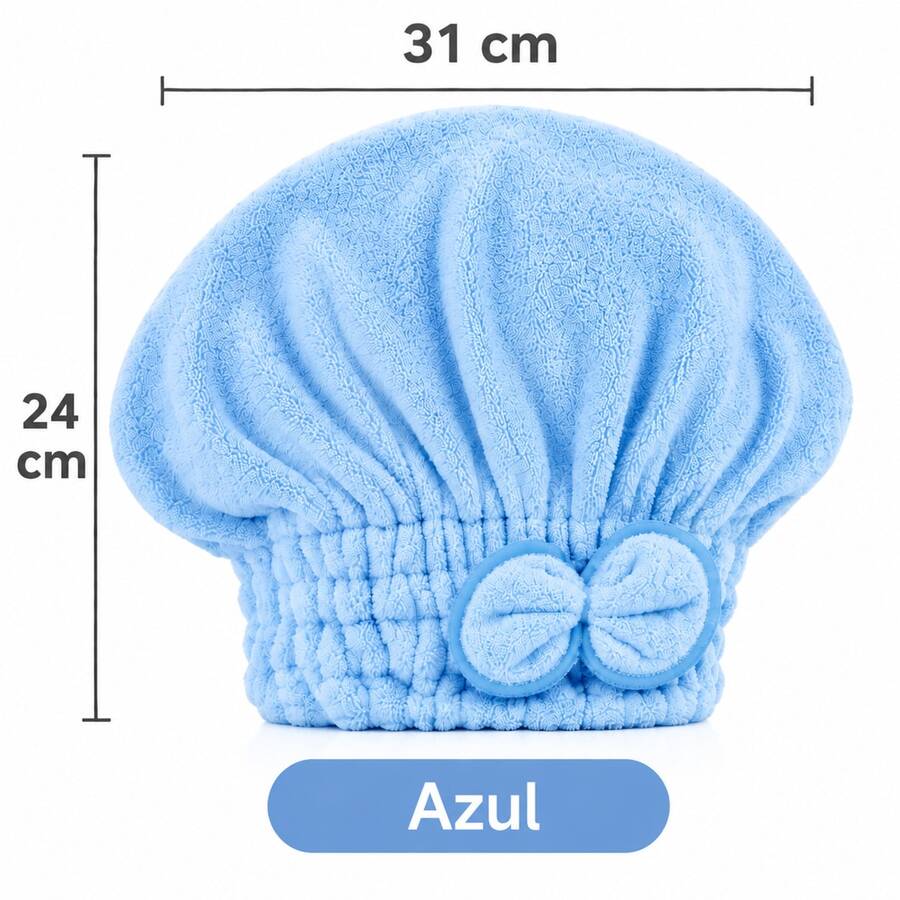Hair Drying Cap - Blue - View 1