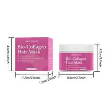 Bio-Collagen Hair Mask, Repairs Damaged Permed & Dyed Hair, Smooth & Silky, Rich In Maca Essence, 100g - Hair Mask - View 10