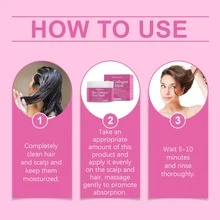 Bio-Collagen Hair Mask, Repairs Damaged Permed & Dyed Hair, Smooth & Silky, Rich In Maca Essence, 100g - Hair Mask - View 8