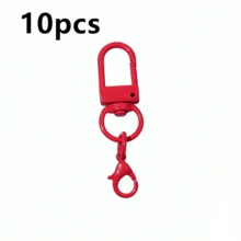 10pcs Metal Colorful Alloy Snap Lobster Clasp Hooks Buckle Connector For DIY Key Chain Bags Pendants Accessories - Lobster Clasp Hooks - View 19
