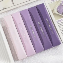 5pcs Gradient Color Pen-Shaped Correction Tape, Highly Attractive Smooth Eraser Tape, Large Capacity Correction Tape, Perfect For Back To School And Graduation Stationery - 5pcs - View 9