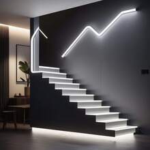 1m/2m/3m/4m/5m LED Neon Light Strip USB Flexible Dimmable Ambient Light Strip Live Streaming Fill Light Makeup Mirror Bathroom Mirror Front Fill Light Bar With Button Switch Dimmable - White - View 6