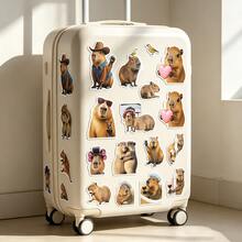 50pcs Cute Capybara Vinyl Stickers Aesthetic, Funny Realistic Capybara ...