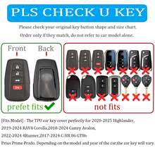 Suitable For Car Key Fob Cover With Cute Puppy Pendant, White Gold Special Diamond Texture Key Fob Shell, Full Protection For Key Fob, Soft Key Full Protection Cover, Compatible With 2020-2025 Highlander, 2019-2024 RAV4 Corolla, 2018-2024 Camry Avalon, 2022-2024 4Runner, 2017-2024 C-HR 86 GT86 Prius Prime Prado Gift - Puppy Style - View 7