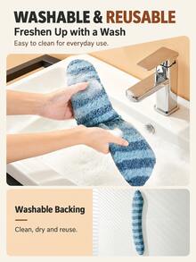 1 Pair - Autumn/Winter Toilet Seat Cover, Washable And Reusable Toilet Seat Pad, Memory Foam Plush Toilet Seat Cushion, Electrostatic Adsorption Adhesive, Soft And Non-Shedding Universal Waterproof Toilet Seat Ring Sticker, Toilet Seat Cover, Toilet Accessories, Cute Toilet Seat Pad And Toilet Seat Cover - Multicolor - View 5