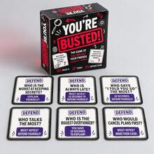 Friends Mutual Identification & Defense Card Game, Fun Q&A Voting Interactive Party Tabletop Game, Suitable For Friends Gathering, Game Night, Travel Entertainment, Holiday Dinner And Social Icebreaker Gift - Multicolor - View 2