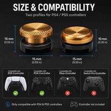 DATA FROG Anti Sweat Metal Joystick Caps Extension Compatible With PlayStation 5 4 Controller Accessories - View 7