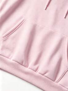 Men's Tokyo Racing Car Front & Back Print Hoodie, Loose Racing Style Streetwear Pullover - Pink - View 8