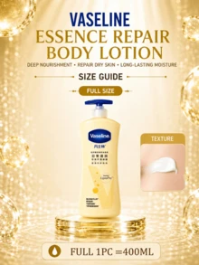 Sữa dưỡng thể Vaseline Intensive Care, size du lịch 200ml, size đầy đủ 400ml, dưỡng ẩm hàng ngày, cải thiện độ thô ráp, nuôi dưỡng và bảo vệ da, làm dịu tình trạng khô da hiệu quả, phù hợp cho mọi loại da - Sữa dưỡng thể Double Protection Essence Repair - Xem 13