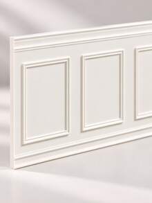 1pc Different Style Mini House Model Wall Accessory, Nordic Leisure Style Miniature Furniture, Made Of Durable Plastic, Can Be Freely Assembled And Connected, Important Material For Making Children's Exclusive Small Castle - Square Panel - View 5