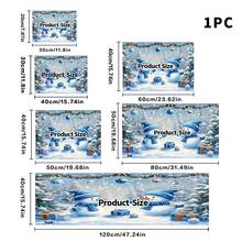 1pc Dish Drying Mat, Coffee Machine Mat, Christmas Winter Snow Scene Snowman Pattern Dish Drying Mat, Kitchen Bowl Dish Cup Drainage Mat, Table Mat Anti-Scratch Desktop Protection, Holiday Party Table Decoration Mat, Multi-Purpose Drainage Mat, Home Gift, Desktop Decoration - XYLSD-1131 - View 12