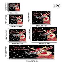 1件裝咖啡機瀝水墊,聖誕馴鹿圖案碗盤杯子瀝水墊,廚房桌面保護墊,適用於聖誕派對及其他節日場合,實用廚房餐飲配件,多功能瀝水墊,居家禮品,桌面裝飾 - XYLSD-1142 - 查看 14