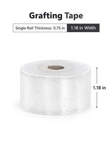 Self-Adhesive PE Grafting Tape Roll, Transparent Stretchable Waterproof Grafting Film, Suitable For Fruit Trees, Plants, Garden - A - View 8