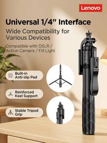 Lenovo H18L Premium Dual-Light Selfie Stick Phone Holder Telescopic Tripod (1.8m + Aluminum Alloy Rod + Stabilizing Handle + Dual Fill Lights) - Multiple Specifications - View 4