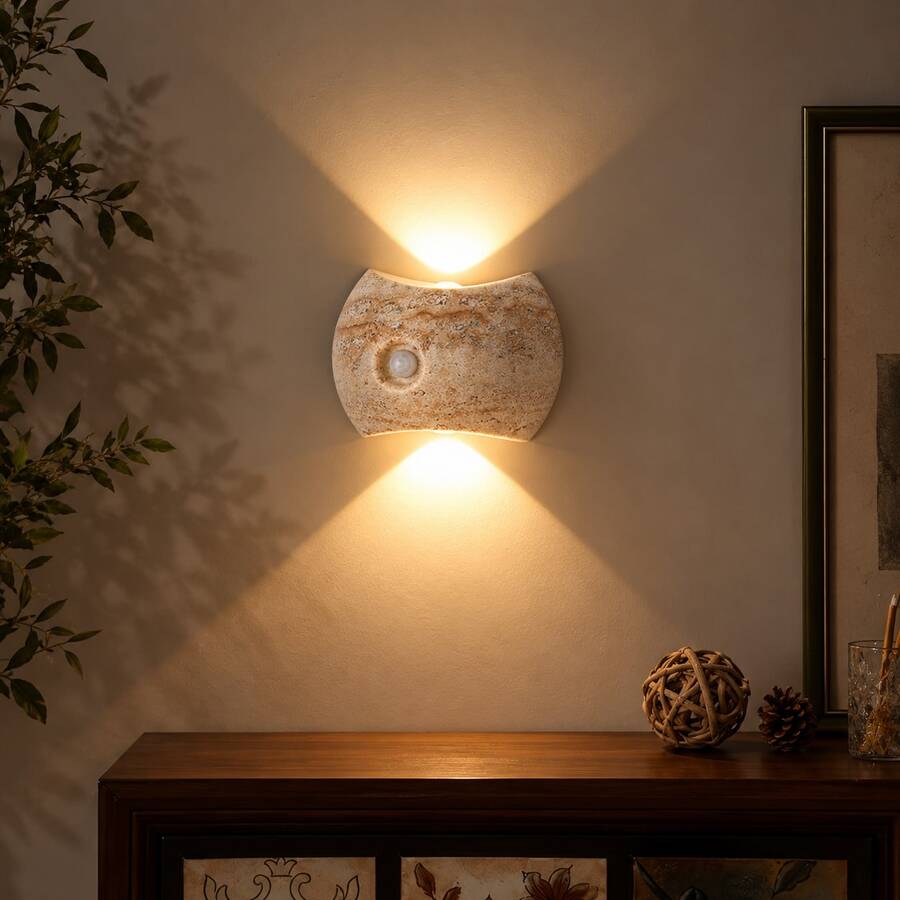 Wireless LED Motion Sensor Wall Light, Eye-Protection LED Wall Light, Battery Powered Night Light, Suitable For Room, Bathroom, Bedroom, Kitchen, Room Decoration,Home Decoration, Christmas, Halloween Decor
