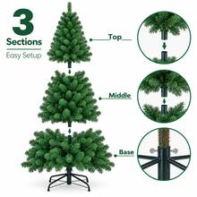 Christmas Holiday Tree With Stand, Dense PVC Branch Design For Indoor Festive Decoration - Green - View 5