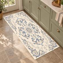 Bohemian Style Printed Long Runner Rug, Indoor Home Decor, Kitchen Runner, Entryway Doormat, Hallway Entrance Decor, Bedroom Bedside Rug, Living Room Rug, Laundry Room Mat, Bathroom Mat, Suitable For Apartment, Dorm And Home Daily Decor - Multicolor - View 2
