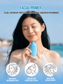SENKA 清爽不黏膩 UV 水感凝膠，輕盈防曬、妝前底妝、提亮三效合一，SPF 50+/PA++++ 高效防護紫外線與光線，輕盈不黏膩，多功能必備單品 - 80ml - 查看 4