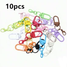 10pcs Metal Colorful Alloy Snap Lobster Clasp Hooks Buckle Connector For DIY Key Chain Bags Pendants Accessories - Lobster Clasp Hooks - View 17