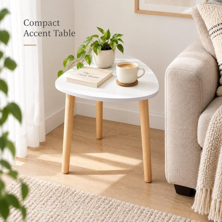 Living Room End Table 40x40x50cm, Compact Display Table For Balcony Patio Bedroom Corner - Multicolor - View 1