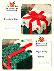 Premium Christmas Gift Packaging Box, Fashionable Empty Gift Box, High-Quality Christmas Gift Packaging Box, Premium Empty Gift Box, Christmas Gift Box, Fashionable Holiday Gift Box - Multicolor - View 3