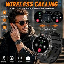 Men's Outdoor Sports Smart Watch 1.46 Inch HD Display, Support Altitude Air Pressure, Wireless Call, LED Flashlight, 100+ Sports Mode, 3ATM Waterproof, For Father, Compatible With Iphone And Android, The Best Gift For Father's Friends - View 6