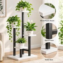 Multi-Level Plant Stand, Floor Flower Rack For Indoor Outdoor Garden Balcony Living Room Decor - View 5