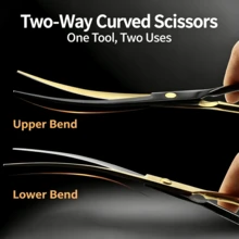 Premium Pet Grooming Scissors Set - Stainless Steel Scissors, Suitable For Dogs And Cats – Includes Curved Scissors + Thinning Scissors + Steel Comb + Storage Box + Pin Comb, Pet Grooming Tools - View 6