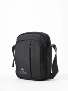 CAMEL CROWN Large‑Capacity Crossbody Bag, Fashion Shoulder Phone Pouch For Commuting & Outdoor Use - Phantom Black - View 1