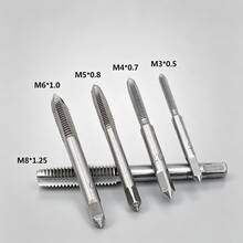 Damaged Internal Thread Repair Tool Set, High-Speed Steel M3-M12 Hand Taps + Adjustable T-Handle Manual Threading - A - View 3