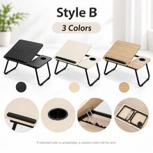 Indoor Outdoor Folding Desk, Random Color Table For Bedroom, Living Room, Study And Display - Multicolor - View 9