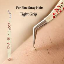 2026 NEW Christmas Design Lash Tweezers Volume Tweezers Private Label Strong Hold Smooth Serrated Eyelash Tweezers Strong Hold Precision Tweezers - Multicolor - View 6