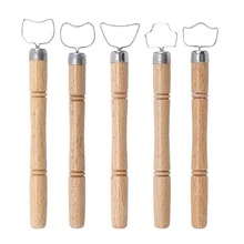 أدوات نحت الفخار DIY 5 قطع قواطع تشذيب الطين لصنع مقابض الأكواب الخزفية فن الحرف اليدوية - أطقم - مشاهدة 9