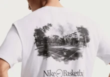 Nike AS M NK M90 OC Basketball Crew Neck Pullover Lengan Pendek, Pria, Putih - Putih - View 4