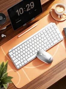 AOC Kombo Keyboard dan Mouse Bluetooth Nirkabel KM600: Keyboard dan mouse isi ulang mode ganda, mekanisme sakelar gunting senyap, desain tahan percikan air, kompatibel dengan laptop dan desktop, tersedia berbagai warna. - View 11