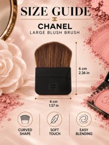 CHANEL 香奈兒大號腮紅刷 1PC/3PCS 可選,4cm*6cm,刷毛柔軟易暈染,便攜款適合日常腮紅上妝 - 大號腮紅刷 - 查看 13