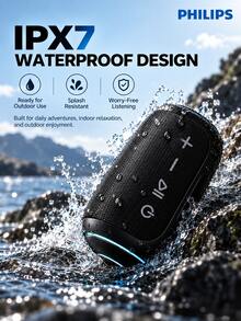 PHILIPS TAS3209 Wireless Bluetooth Speaker Portable Outdoor Speaker Waterproof High-Quality Bass Portable Computer Desktop Speaker Waterproof Design - View 7