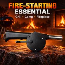 Outdoor Manual Hand Crank Fire Blower Mini Air Blower For Camping, Barbecue, Fireplace Bonfire Ignition - Multi-color - View 7