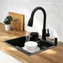 Eatssode Kitchen Sinks - Black - View 3