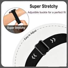 14mm Stretchy Band Compatible With CIRQA Smart Band Women Men,Elastic Sports Wristband For Lily2 / Lily 2 Active / Lily 2 Classic - 14mm - View 4