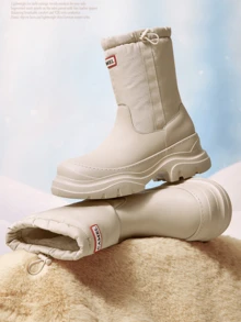 CAMEL CROWN Sepatu Bot Hiking Luar Ruangan Anti Selip Musim Gugur/Dingin – Sepatu Bot Setinggi Mata Kaki Tahan Air / Sepatu Bot Salju - Beras Aprikot - View 1